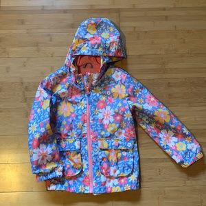 Floral rain coat 5t